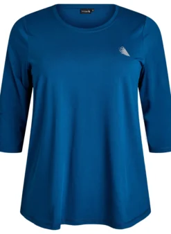 Trainingsshirt mit 3/4-Ärmeln