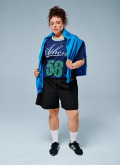 Trainingsshorts mit Innenhose und Handytasche
