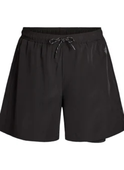 Trainingsshorts mit Innenhose und Handytasche