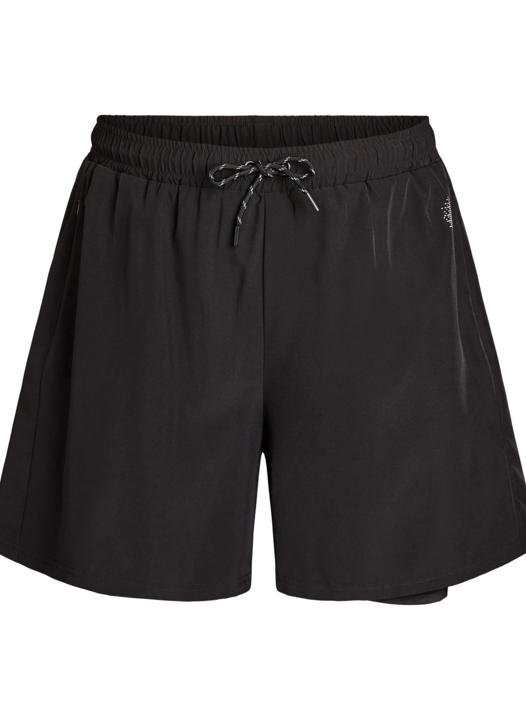 Trainingsshorts mit Innenhose und Handytasche