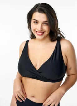 Triangel-Bikinioberteil mit Wickeldetail