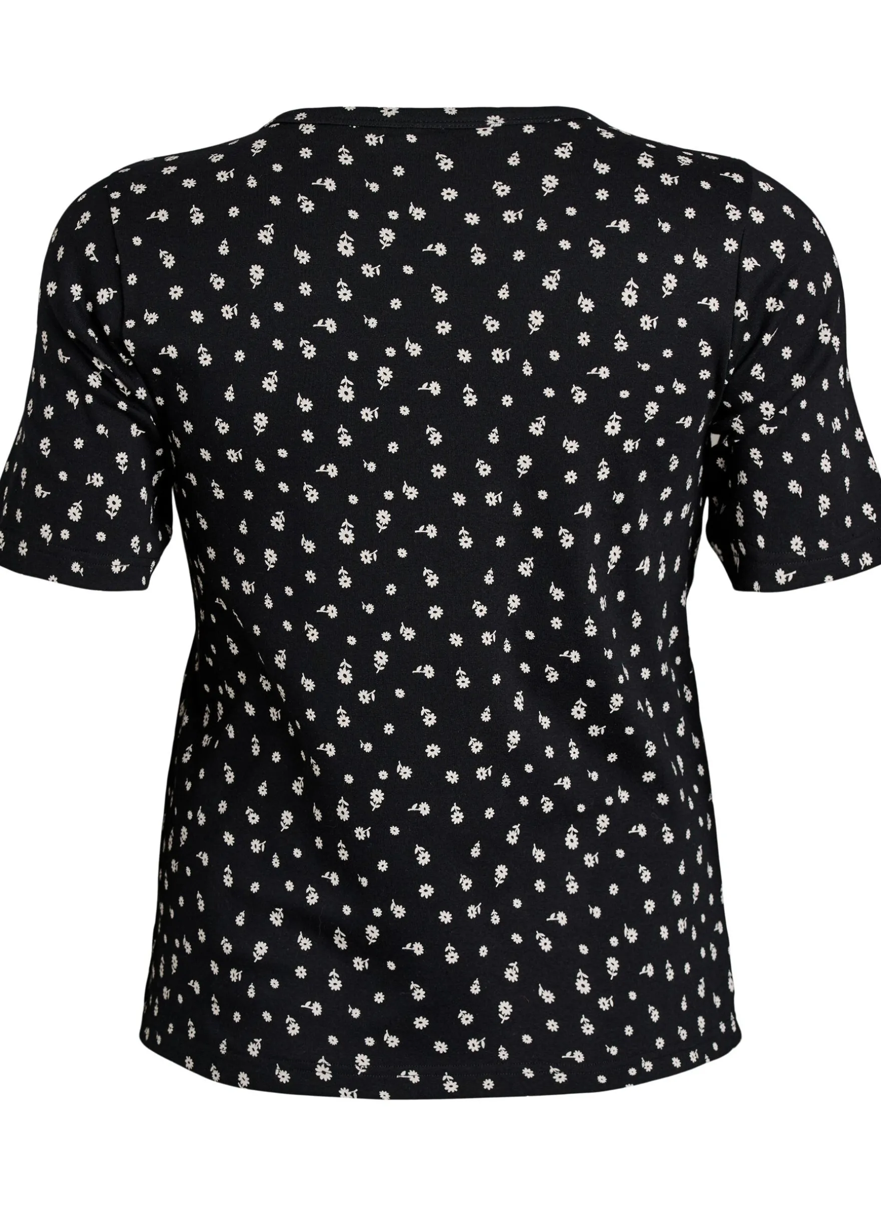 T-Shirt aus Baumwolle mit Allover-Druck