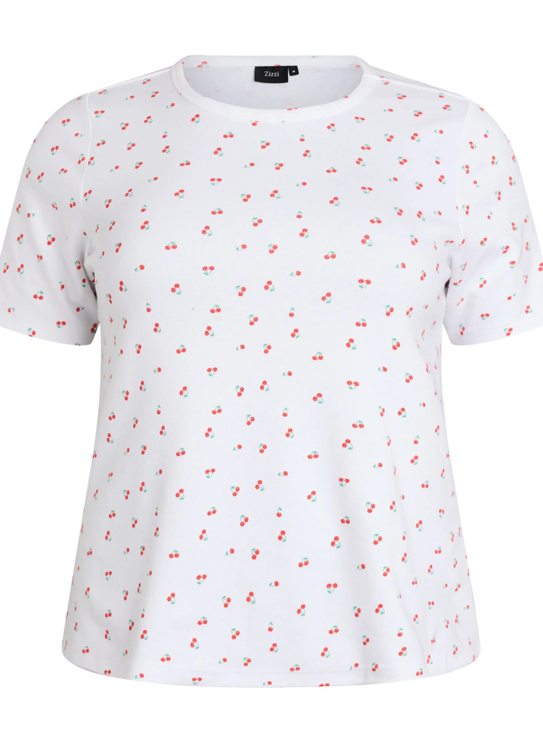 T-Shirt aus Baumwolle mit Allover-Druck