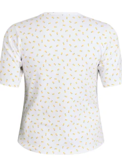 T-Shirt aus Baumwolle mit Allover-Druck