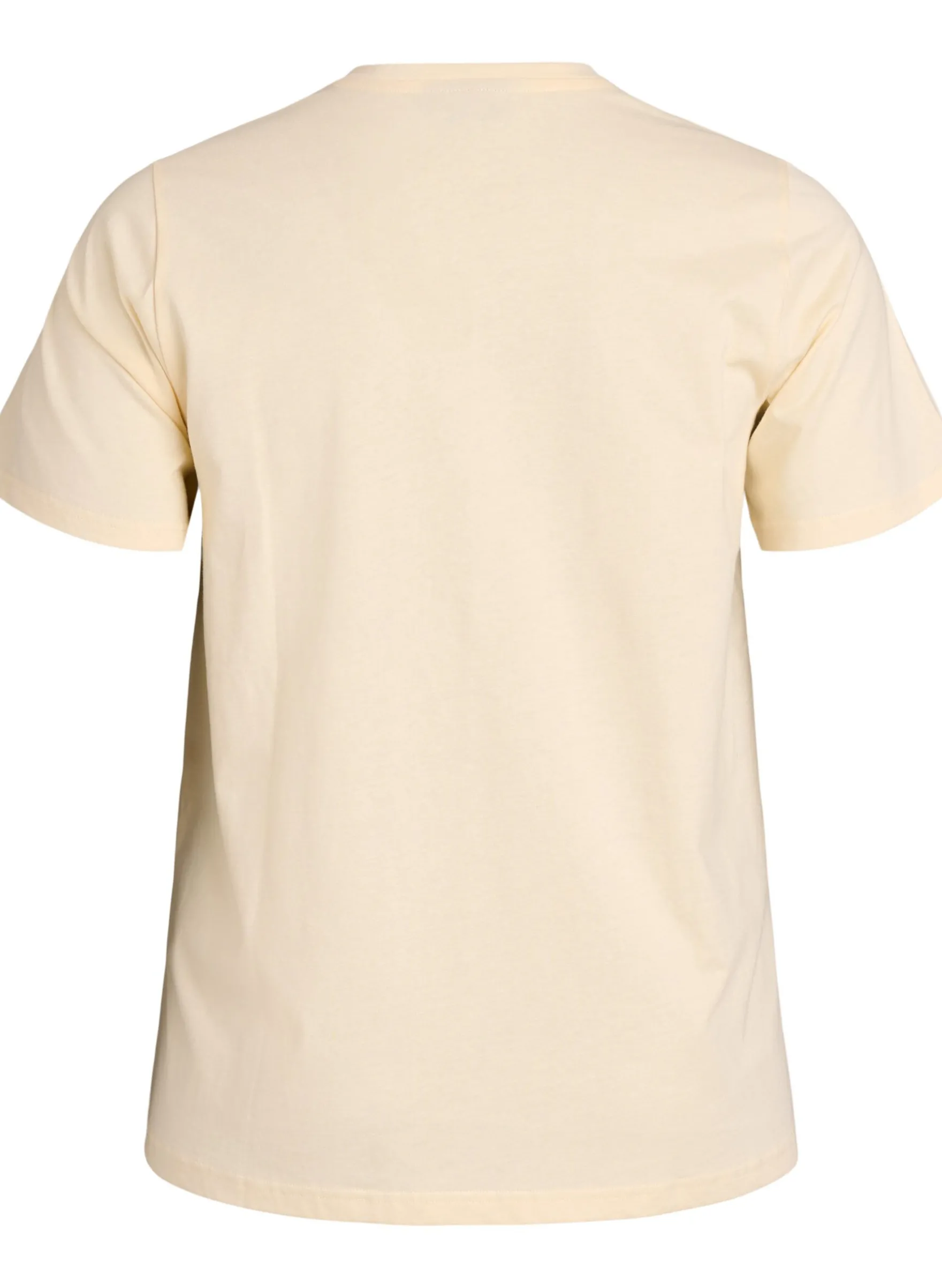 T-Shirt aus Baumwolle mit aufgesticktem Text