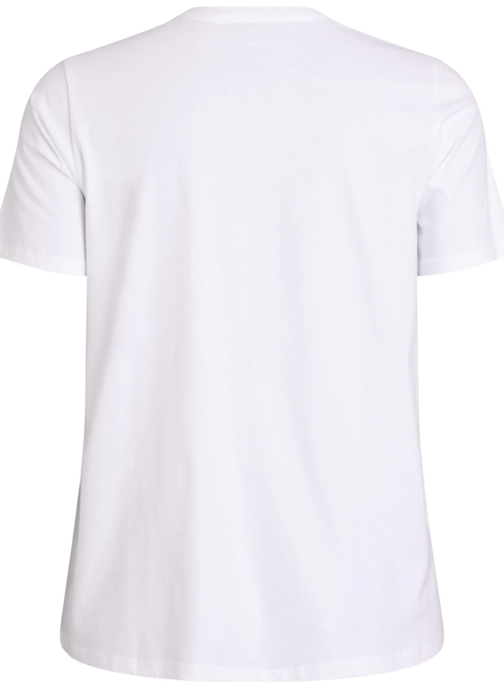 T-Shirt aus Baumwolle mit aufgesticktem Text