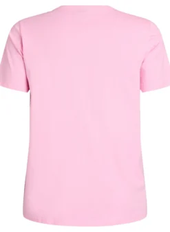 T-shirt aus Baumwolle mit aufgesticktem Text