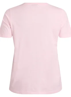 T-Shirt aus Baumwolle mit dekorativem Frontdetail