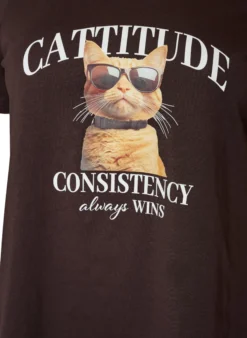 T-Shirt aus Baumwolle mit Frontprint