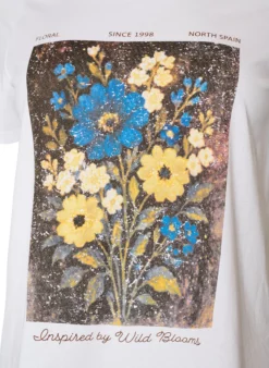 T-Shirt aus Baumwolle mit Frontprint