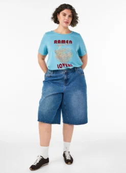 T-Shirt aus Baumwolle mit Print