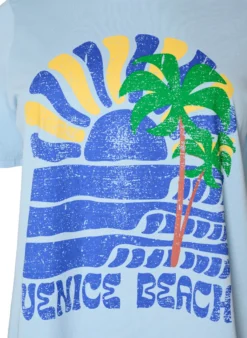 T-Shirt aus Baumwolle mit Print