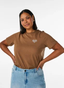 T-Shirt aus Baumwolle mit Print