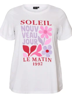 T-Shirt aus Baumwolle mit Print