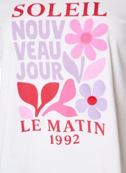 T-Shirt aus Baumwolle mit Print