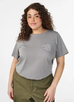 T-Shirt aus Baumwolle mit Print auf Vorder- und Rückseite