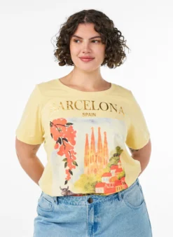 T-shirt aus Baumwolle mit Print