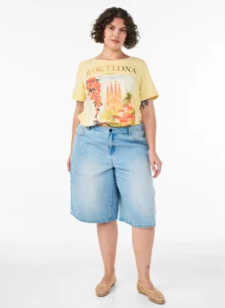 T-shirt aus Baumwolle mit Print