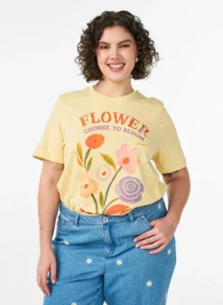 T-shirt aus Baumwolle mit Print