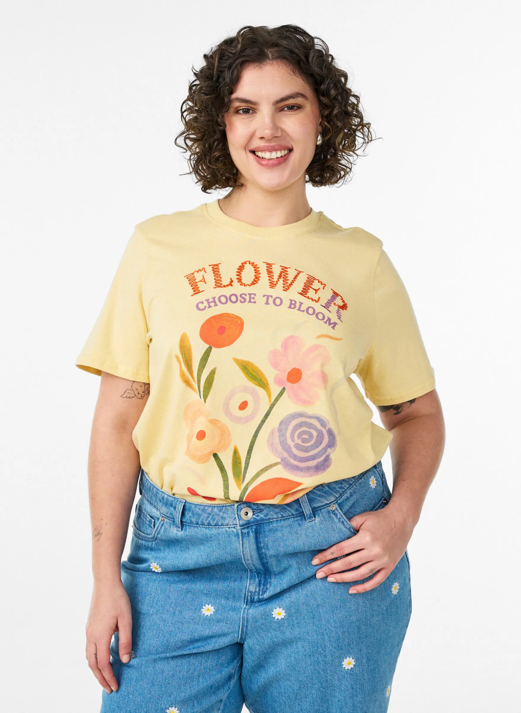 T-shirt aus Baumwolle mit Print
