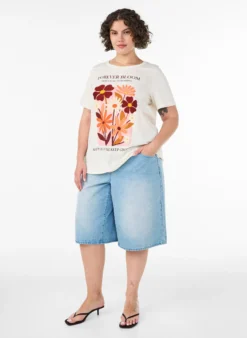 T-shirt aus Baumwolle mit Print