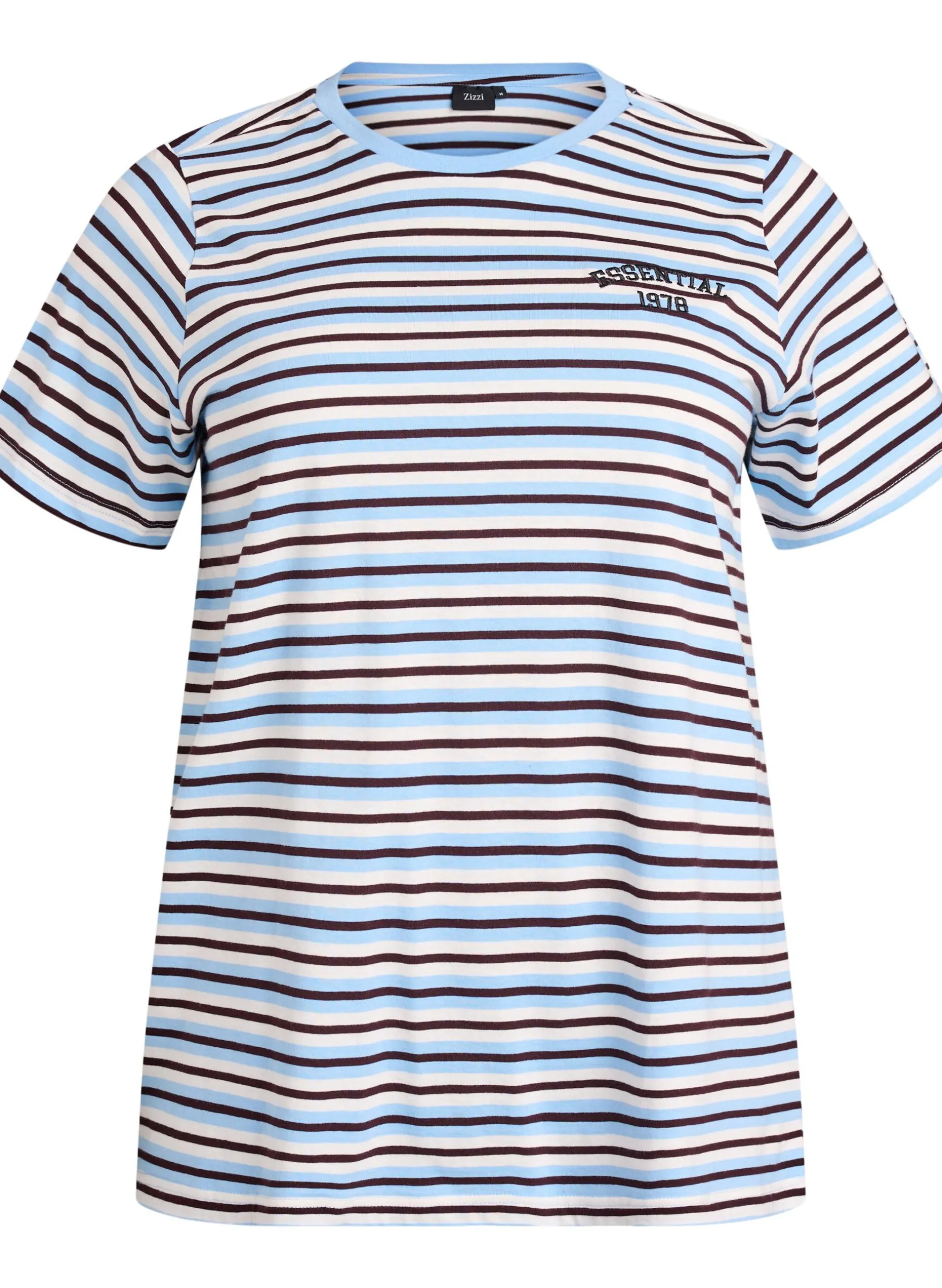 T-Shirt aus Baumwolle mit Streifen