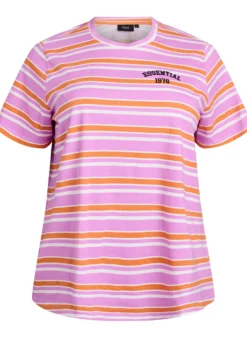T-Shirt aus Baumwolle mit Streifen