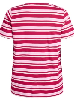 T-Shirt aus Baumwolle mit Streifen