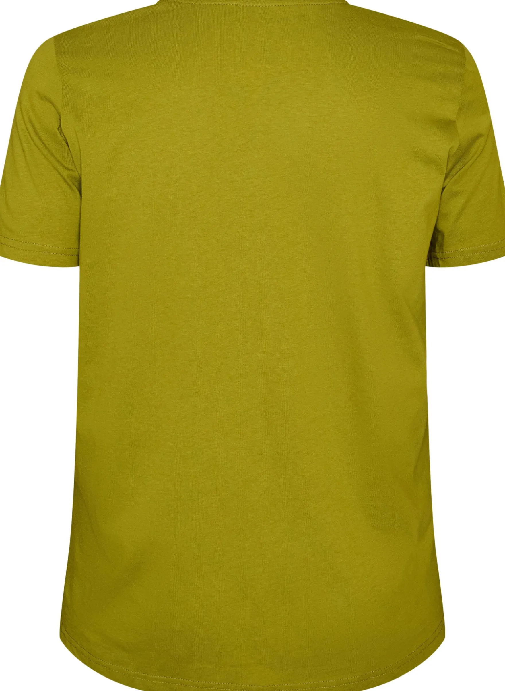 T-Shirt aus Baumwolle mit Text-Badge