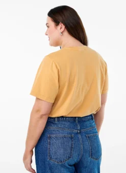 T-Shirt aus Bio-Baumwolle mit coolem Print
