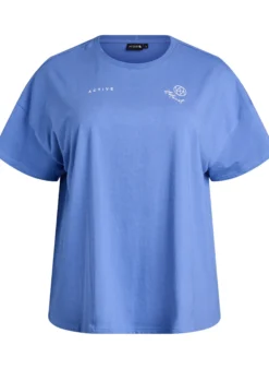 T-Shirt aus Bio-Baumwolle mit kleinem Frontmotiv