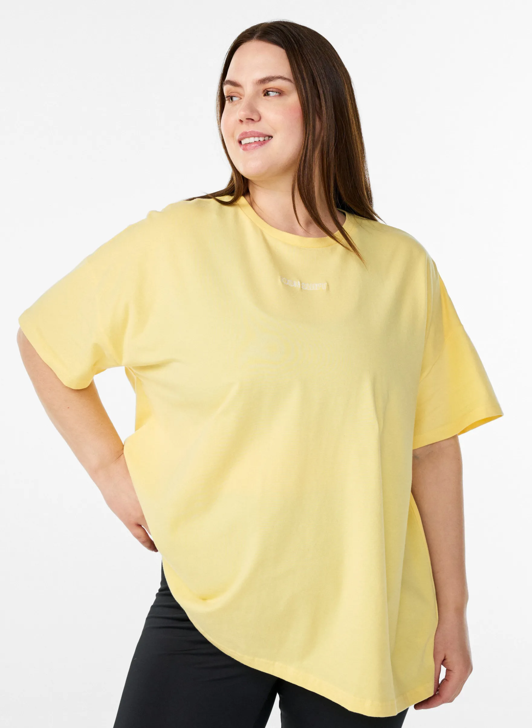 T-Shirt aus Bio-Baumwolle mit kleinem Frontmotiv