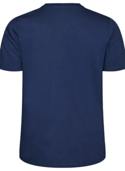 T-Shirt aus Bio-Baumwolle mit Lochstickerei