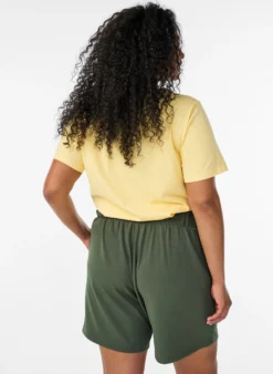 T-Shirt aus Bio-Baumwolle mit Lochstickerei