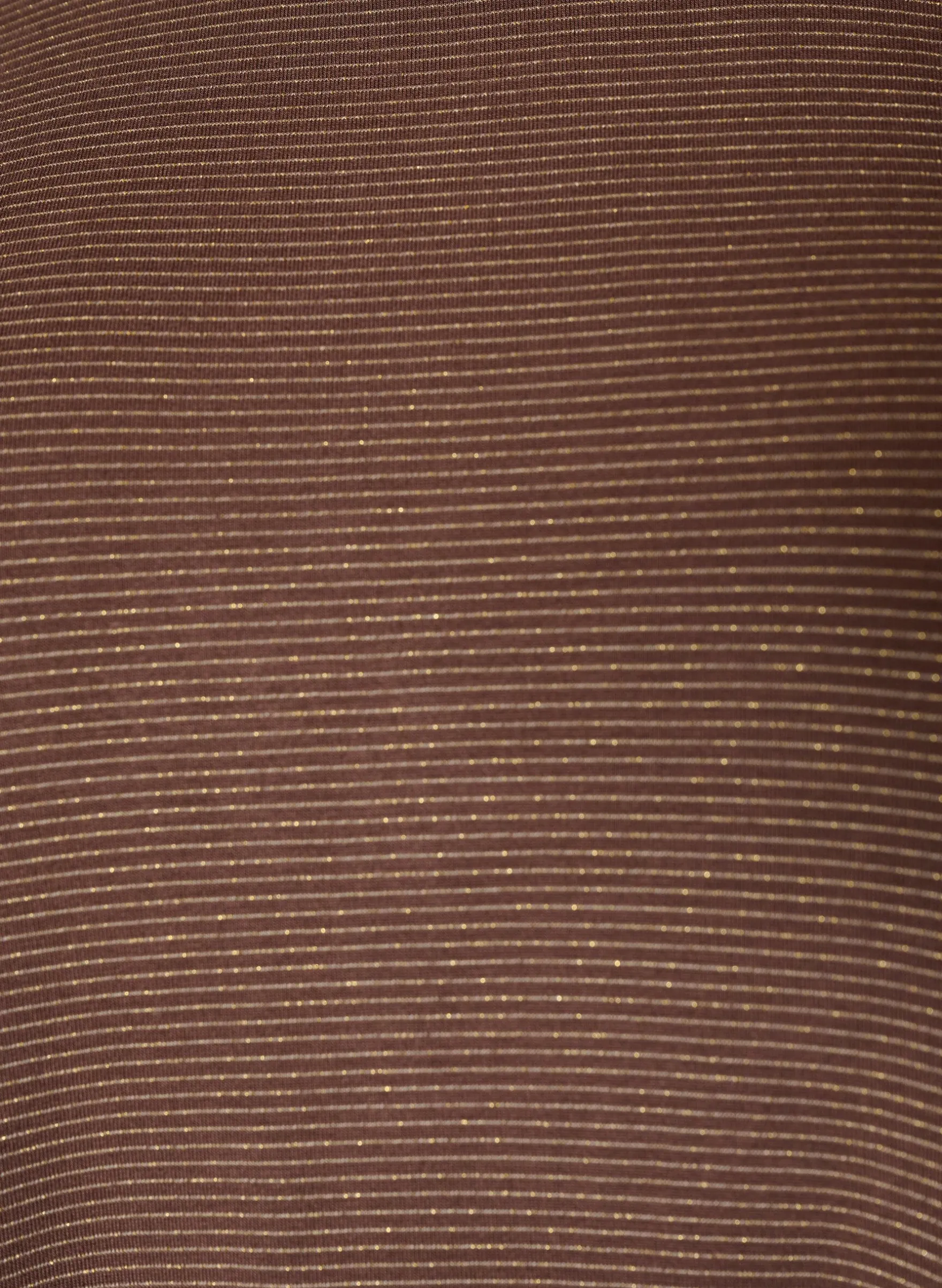 T-Shirt aus Viskose mit Glitzerstreifen