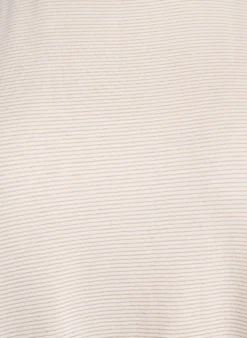 T-Shirt aus Viskose mit Glitzerstreifen
