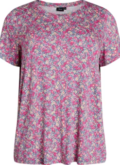 T-Shirt mit floralem Print