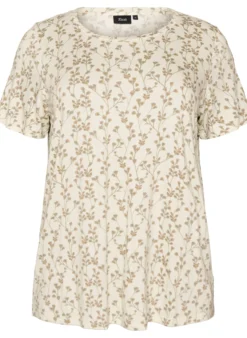 T-Shirt mit floralem Print