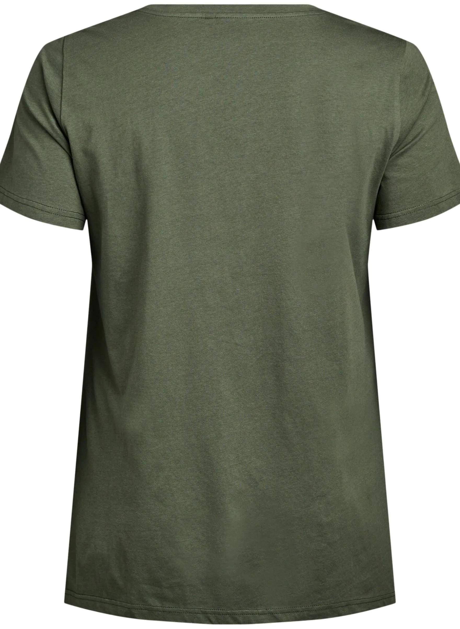T-Shirt mit Rundhalsausschnitt und A-Linie