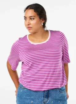 T-Shirt mit TENCEL™ Lyocell und Streifen