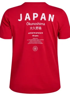 T-Shirt mit Textaufdruck und Rundhalsausschnitt
