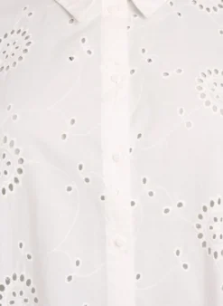 Tunika aus Baumwolle mit Broderie Anglaise