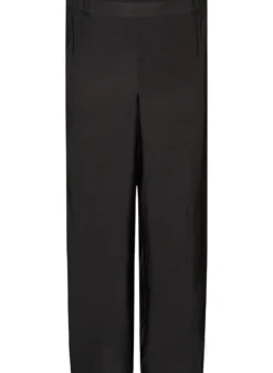 Viskosehose mit elastischem Bund und geraden Beinen
