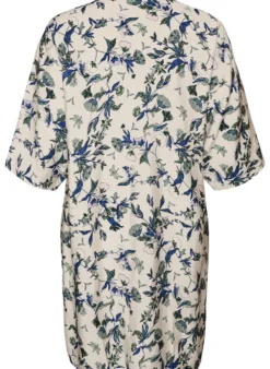 Viskose-Kimono mit 3/4-Ärmeln