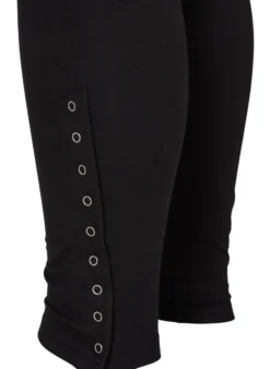 Viskoseleggings mit Druckknöpfen