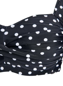 Wattierter Bikini-Oberteil mit Print
