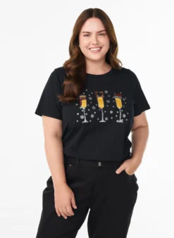 Weihnachts-T-Shirt aus Bio-Baumwolle
