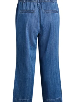 Weite Jeans mit elastischem Bund