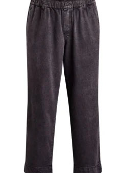 Weite Jeans mit elastischem Bund