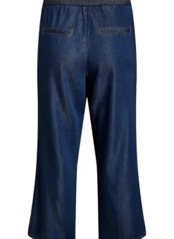 Weite Lyocellhose in Denim-Optik